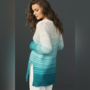 NWT Size S - By Anthropologie Ombre Tunic Sweater (72% Wool)